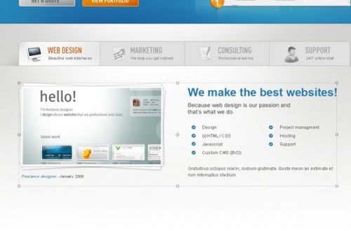 آموزش طراحی سایت در فتوشاپ